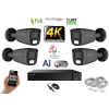  Monitorrs Security - AI Hybrid Light IP kamerarendszer 4 kamerával 8 Mpix GT - 6483k4