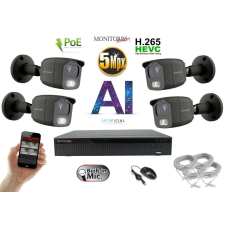  Monitorrs Security -  AI IP kamerarendszer 2-4 kamerával 5 Mpix - 6373AK4 (Monitorrs Security) megfigyelő kamera
