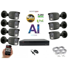  Monitorrs Security - AI IP kamerarendszer 7 kamerával 5 Mpix GT - 6373K7 megfigyelő kamera