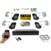  Monitorrs Security - IP kamerarendszer 4 kamerával 4 Mpix - 6024K4