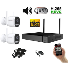  Monitorrs Security - Wifi IP kamerarendszer 2 kamerával 2 Mpix, aktív - 6124K2 megfigyelő kamera