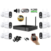  Monitorrs Security - Wifi IP kamerarendszer 6 kamerával 5 Mpix, aktív - 6123K6