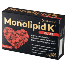 Monolipid K Plus, étrend-kiegészítő kapszula, 30 db. gyógyhatású készítmény