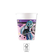 Monster High Friends papír pohár 8 db-os 200 ml FSC party kellék