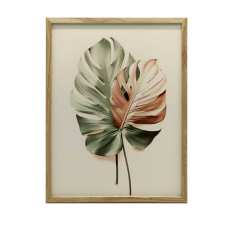 MONSTERA RÉZVÁSZFESTÉS KERET NÉLKÜL PREMIUM VÁSZON 70x100 CM grafika, keretezett kép
