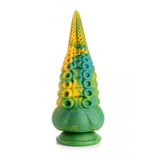 Monstropus - polipkar szilikon dildó - 22cm (sárga-zöld) anál