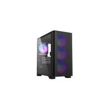 Montech AIR 100 ARGB, Micro-ATX, Tempered Glass - black számítógép ház