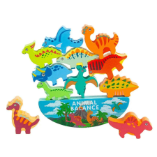  Montessori Fa egyensúlyozó dínós ügyességi játék fajáték