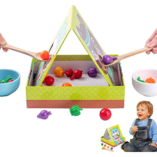  Montessori játék - Maci és viziló etető kreatív és készségfejlesztő