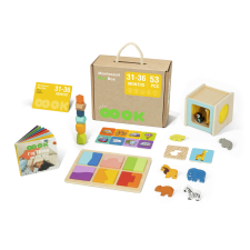 Montessori Oktatódoboz 31-36 hónapos gyerekeknek készségfejlesztő