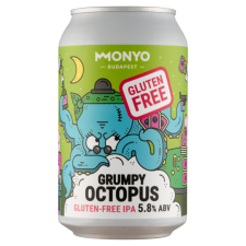  Monyo Grumpy Octopus - Gluténmentes West Coast IPA 0,33l 5,8% 1/12 sör