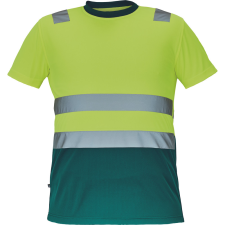  MONZON Hi-Vis póló sárga-zöld 2XL láthatósági ruházat