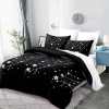  Moon 7 részes ágynemű huzat garnitúra, fekete MOON3