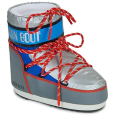 Moon Boot Hótaposók MB ICON LOW SPACE RACING Ezüst 39 / 41
