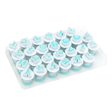  Moonbiffy Műanyag rugós sütemény és fondant  kiszúró, 35 x 27 mm sütés és főzés