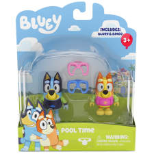 Moose Bluey: Bluey és Chilli medence party játékfigura szett játékfigura
