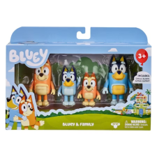MOOSE TOYS Bluey család 4 darabos figura készlet (BLU13009) játékfigura