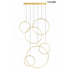 Moosee MOOSEE Circulo Six Arany LED Függőlámpa világítás
