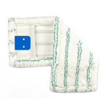  Mophuzat zsebes-füles 2 lyukú 50 cm mikroszálas fehér zöld csíkokkal_MY043WP takarító és háztartási eszköz