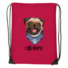 Mopsz - Sport táska piros v2 tornazsák
