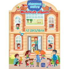 Móra Könyvkiadó Az iskolában - Játsszunk együtt! - matricás album gyermek- és ifjúsági könyv