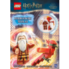 Móra Könyvkiadó LEGO Harry Potter - Dumbledore titkai - Foglalkoztatókönyv ajándék Albus Dumbeldore professzor és Fawkes minifigurával!