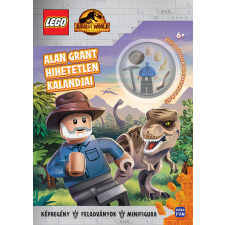 Móra Könyvkiadó LEGO Jurassic World - Alan Grant hihetetlen kalandjai - minifigura! idegen nyelvű könyv