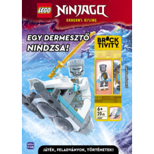 Móra Könyvkiadó Lego Ninjago - Egy dermesztő nindzsa - Zane és a jégsikló minifigurával kreatív és készségfejlesztő