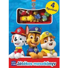 Móra Mancs Őrjárat - Játékos mesekönyv - 4 figurával gyermek- és ifjúsági könyv