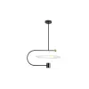  MORETTI MO5766 UNIQUE Fekete Színű Függeszték LED 4000K IP20