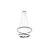  MORETTI MO6392 SWIRL Króm SZínű FÜggeszték LED 90W 3000-4000-6000K IP20