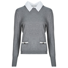 MORGAN Pulóverek SHIRTA Szürke EU XL női pulóver, kardigán