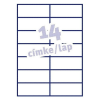 MOS Etikett címke univerzális 99,1X38,1 mm 14 db/ív, 1400 db/csomag