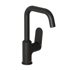  Mosdó csaptelep Kludi X1 leeresztőszelep nélkül matt fekete 320283975 csaptelep