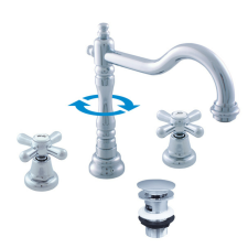  Mosdó csaptelep RAV SLEZÁK MORAVA clic-clac rendszerrel króm MK132.0 csaptelep