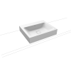  Mosdó lapra Kaldewei CONO 60x50 cm fehér színben fényes felülettel csaptelep nyílás nélkül, túlfolyás nélkül 902106003001