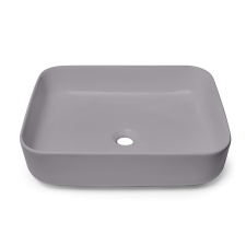 Mosdó lapra SAT Infinitio 50x39 cm szürke mat túlfolyás nélkül SATINF5039LGRM fürdőszoba bútor