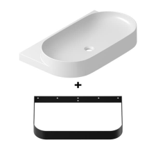  Mosdópult tartó konzol mosdóval Ravak Yard 80,5x50 cm fekete X000001686 szaniter