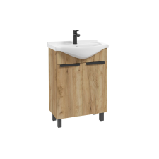  Mosdószekrény LILY 60 cm aranytölgy fürdőszoba bútor