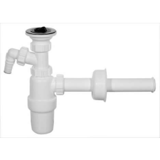  Mosdószifon, nagyáteresztésű, mosogép csatlakozós 40-es elfolyással (Mosdószifon, nagyáteresztésű,) beépíthető gépek kiegészítői