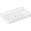 Mosdótál Hansgrohe Xanuia Q 80x48 cm fehér fényes felülettel akkumulátornyílás nélkül, túlfolyó nélkül 61139450