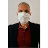  Mosható textil szájmaszk, orvosi felhasználásra alkalmas, 100% pamut, gumipánttal