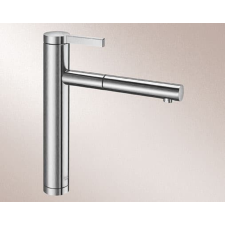  Mosogató csaptelep Blanco LINEE - S kihúzható zuhannyal rozsdamentes acél matt 517593 csaptelep