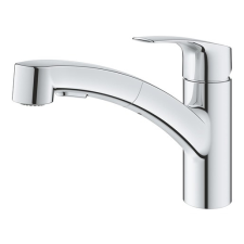 Mosogató csaptelep GROHE Eurosmart kihúzható zuhannyal, 2 áram króm 30305001 csaptelep