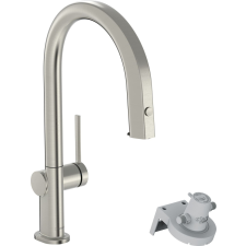 Mosogató csaptelep Hansgrohe Aqittura leeresztőszelep nélkül rozsdamentes acél 76826800 csaptelep