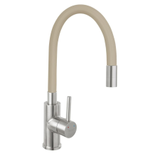  Mosogató csaptelep Novaservis szilikon karral bézs-rozsdamentes 70710,4BE csaptelep