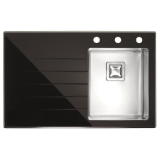  Mosogatótálca Alveus Crystalix 10 fekete 86x20 cm 1099630 mosogatótálca