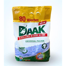 . Mosópor, univerzális, 80 mosáshoz, 4,8 kg, Daak (KHT1362) tisztító- és takarítószer, higiénia
