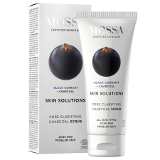 Mossa MOSSA Skin Solution Pórustisztító arcradír aktív szénnel 60ml arctisztító