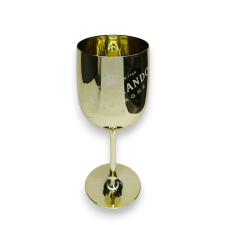  Moët &amp; Chandon Champagne Gold Acryl Kehely Szett pezsgő